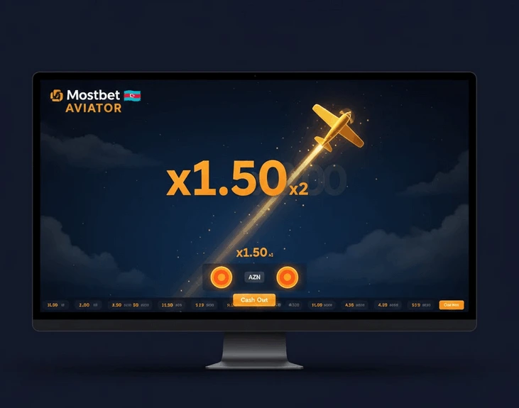 Mostbet Aviator oyunu - Real vaxt multiplikator artımı ilə